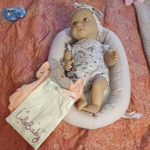 LullaBaby Doll with Outfit and Headband